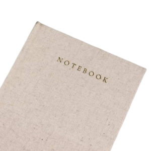 high quality linen cloth cover book printing