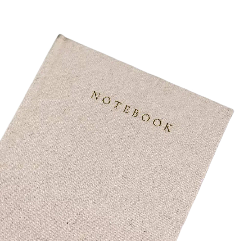 high quality linen cloth cover book printing
