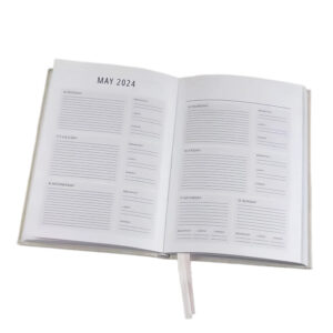 high quality linen cloth cover book printing
