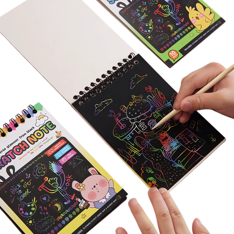 custom scratch off book printing